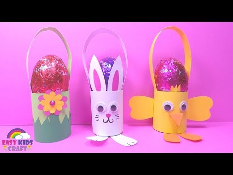 Easy Easter Egg Basket DIY | Easter Crafts for Kids