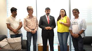 Deputado Roosevelt recebe em seu gabinete representantes da ASSER-DF