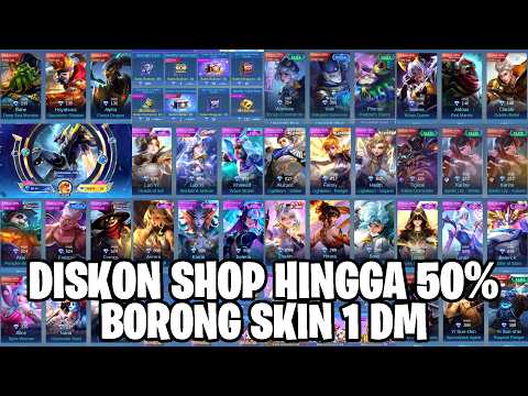DISKON SHOP PROMO DIAMOND 21 JULY 2026 HINGGA 50% - FARMING SKIN 1 DIAMOND! MOBILE LEGENDS