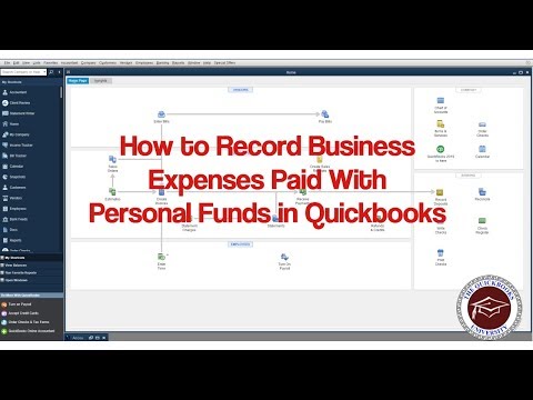 where to put personal expenses in quickbooks