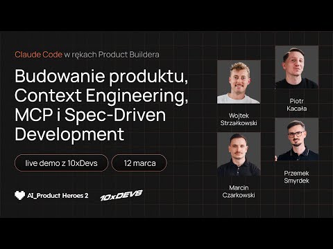 Miniatura dla Claude Code w rękach Product Buildera | LIVE AI Product Heroes x 10xDevs