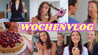 WOCHENVLOG: Food Haul, Alltag, Welleneisen, Stiefpapa überraschen, Schwestern schminken 🎂✨💗