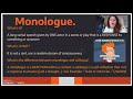 Understanding Monologues