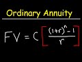 Future Value and Annuities Concepts