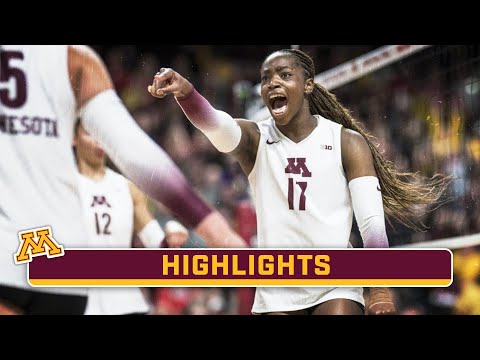 Senior Highlights: Minnesota MB Phoebe Awoleye | Minnesota Volleyball