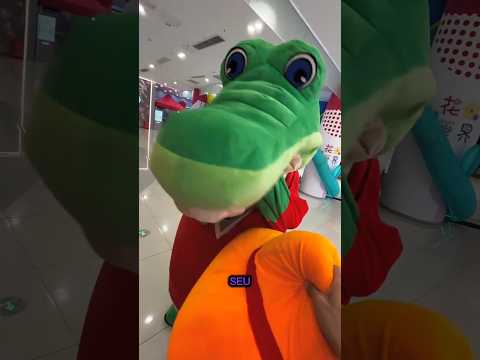 "A história do chapéu misterioso 🎩🐊🐸"#shortvideo