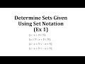 Understanding Sets and Natural Numbers