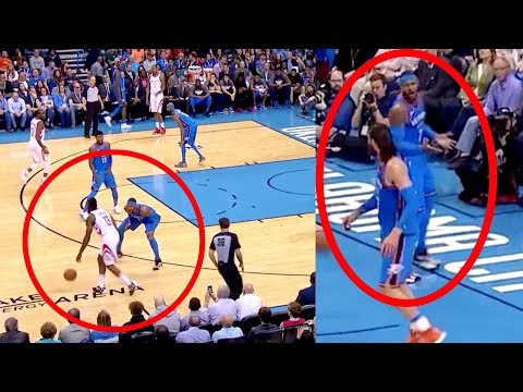 Melo CURSES at Adams | James Harden Exposes Carmelo Anthony's Defense (Random Moments Week 8)