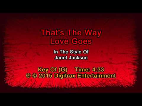 Janet Jackson – That’s The Way Love Goes (Backing Track)