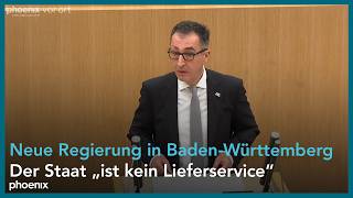 Landtag Baden-Württemberg: Regierungserklärung von Ministerpräsident Cem Özdemir | 20.05.26
