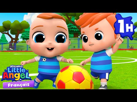 Jouons au Foot ! | Comptines avec Bébé Louis | Little Angel Français