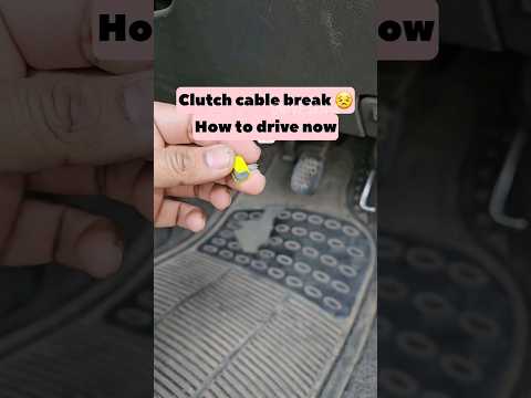 Clutch Cable Breaks, How to Drive Now? #drivingtips #automobile #shorts