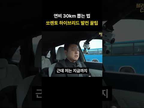 연비 30km/L 뽑는 법 쏘렌토 하이브리드 발컨 꿀팁