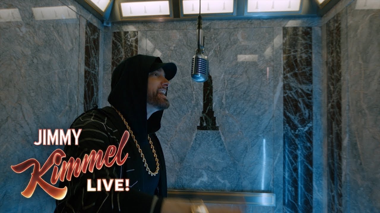 EXCLUSIVE - Eminem Performs Venom from the Empire State Building! Presented by Google Pixel 3