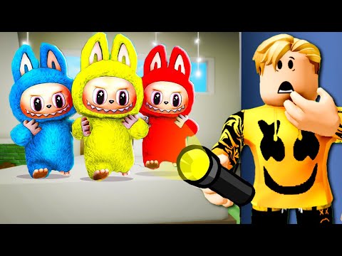 فيلم روبلوكس : التوأم الثلاثي لابوبو  يعبث ب ميجو ناين🔥😰  اندمجوا وكونوا وحش عملاق مدمر 😱