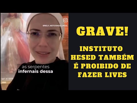 GRAVE! Recado da Irmã Maria Raquel perseguição aos canais católicos