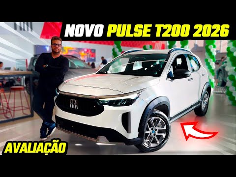 NOVO FIAT PULSE 2026 T200 - A VERSÃO DE ENTRADA DO MODELO TURBO