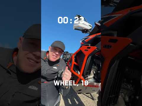 The KTM 1390 SUPER ADVENTURE R in 30 seconds...