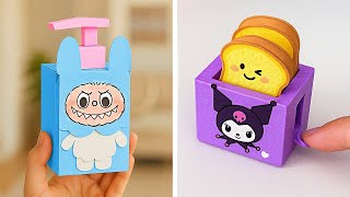 🎁 LABUBU PAPER CRAFTS 🎨🎒 Easy DIY for School, Gifts & Decor