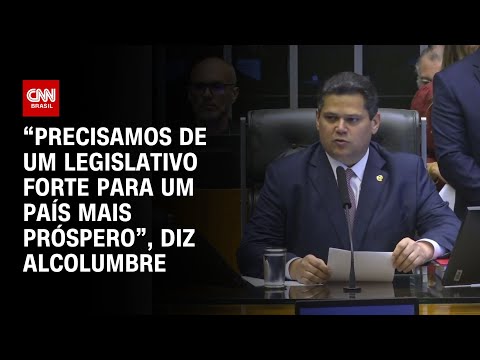 “Precisamos de um Legislativo forte para um país mais próspero”, diz Alcolumbre | CNN 360º