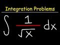 Integrating Exponents and Rational Expressions