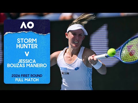 Storm Hunter v Jessica Bouzas Maneiro Full Match | Australian Open 2026 First Round