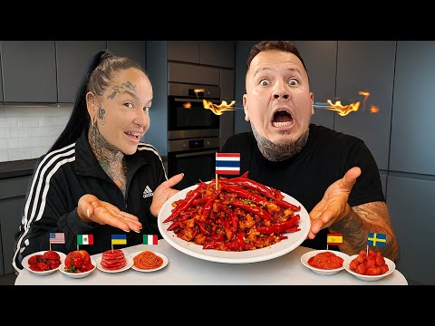 Testar Mat Från Hela Världen - Vem har Starkast Mat?