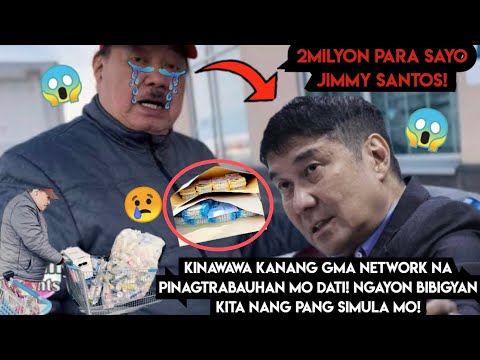 PASABOG! JIMMY SANTOS 2 MILLION CASH DONATED by RAFFY TULFO! KINAWAWA lang sa CANADA! NAKAKAIYAK!