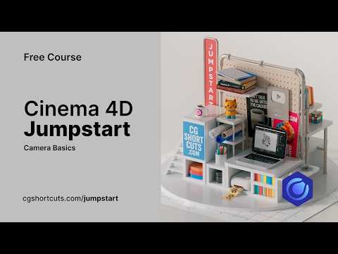 Camera Basics - Cinema 4D Jumpstart | Free C4D Course by CG Shortcuts
