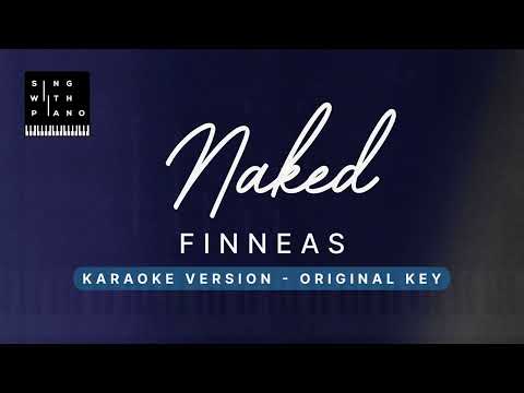 Naked – FINNEAS (Original Key Karaoke) – Piano Instrumental Cover with Lyrics