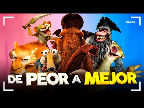 TODA la SAGA de La Era del Hielo: De PEOR a MEJOR