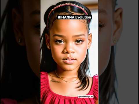 RIHANNA Evolution in 17 seconds #shorts #trending