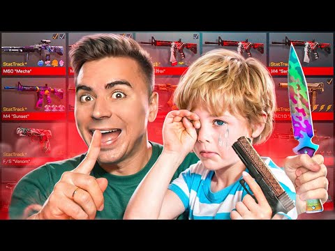 ОН ЗАПЛАКАЛ ОТ ПЛОХОЙ ПРОКАЧКИ😭 А ПОТОМ Я КУПИЛ ЕМУ ВСЕ!