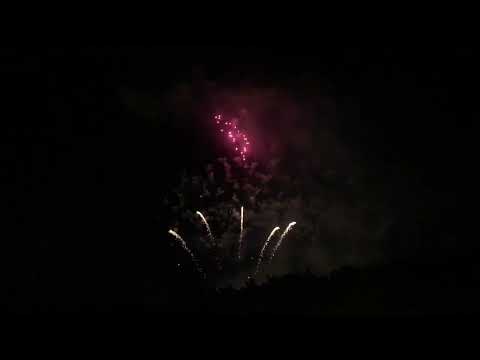 Majestuoso espectáculo de Fuegos artificiales fiestas de Bilbao “la semana grande”.