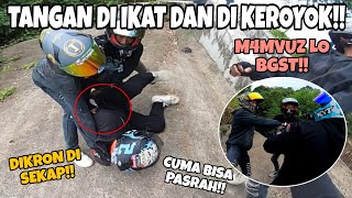 CUMA BISA PASRAH, TANGAN DI IKAT DI SEKAP DAN DI K3ROYOK‼️