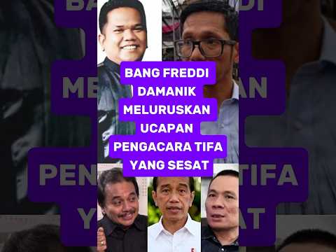 BANG FREDDY DAMANIK MELURUSKAN UCAPAN PENGACARA TIFA YANG SESAT #fypviral #news #trendingshorts