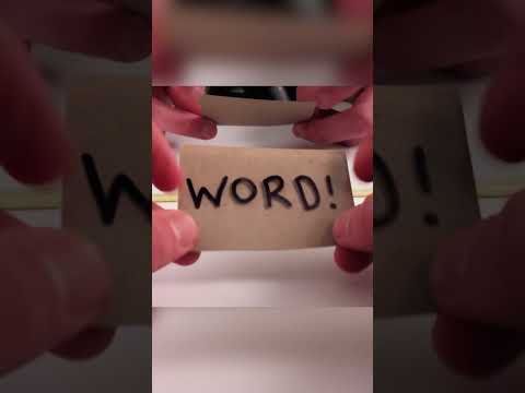 Mirrors don't flip words, we flip them!