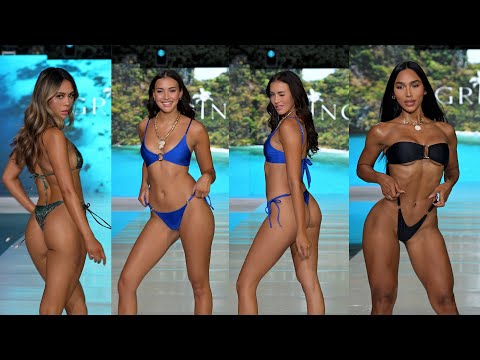 [4k60] 2024Gringa Swimwear part.2 | 2024 Miami Swim Week D.C | Vertical slow motion