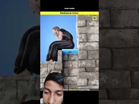 Mediaeval Toilet are Not Safe (EXPLAIN IT 3D ANIMATION) #3danimation #toiletpaperroll #facts #funny