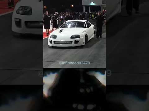 3300hp Nissan GT-R 👿 vs 3000hp Supra 😈.#shorts #1k #shortvideoviral.