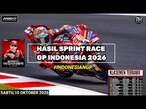 <strong>Hasil</strong> Motogp Hari ini~<strong>Hasil</strong> Sprint Race Gp Indonesia 2026~Klasemen Motogp 2026 Terbaru~Jadwal Motogp
