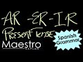 Conjugating Regular Spanish Verbs in the Present Tense