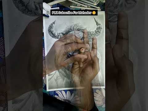 PLZ Subscribe For Mahadev 🌼🎨 ll #shorts #art #mahadev