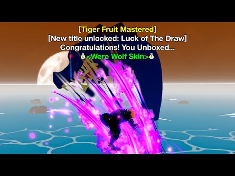 Desperté la Fruta Werewolf en Blox Fruits, pero Pasó Esto...