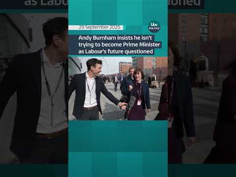 Burnham insists he isn't trying to become Prime Minister as Labour's future questioned | ITV News