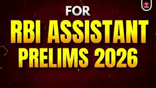 🔥🤫RBI Assistant Prelims Real Game Plan 