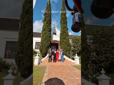 POV: I shoot your event