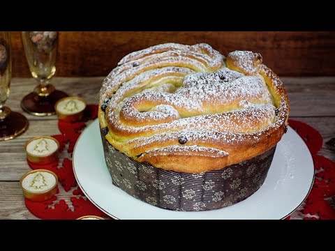 Panettone Sfogliato FATTO IN CASA - IMPASTO FATTO A MANO CON LIEVITO DI BIRRA