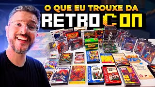 TUDO O QUE EU TROUXE DO MELHOR EVENTO DE RETRO GAMES do BRASIL