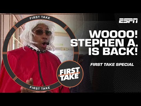 WOOOO! Stephen A. channels his inner Ric Flair as he enters the First Take Special show